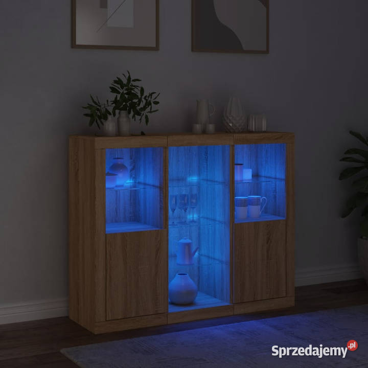 Szafki z oświetleniem LED 3 dąb sonoma WM3209123 mazowieckie