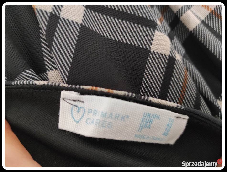 Primark sukienka 42 XL tunika w kratkę z