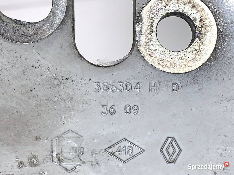 ZAWIAS MASKI PRZÓD KOMPLET RENAULT KANGOO II Zawiasy, bolce i prowadnice