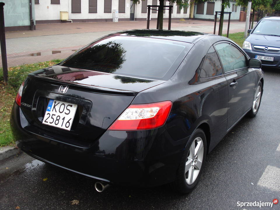 honda civic coupe 2008 osoba prywatna elektryczne lusterka śląskie