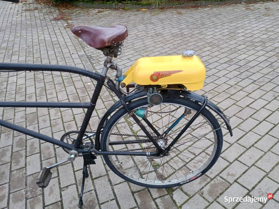 Rower z silnikiem Trojan Mini Motor zabytkowy warmińsko-mazurskie