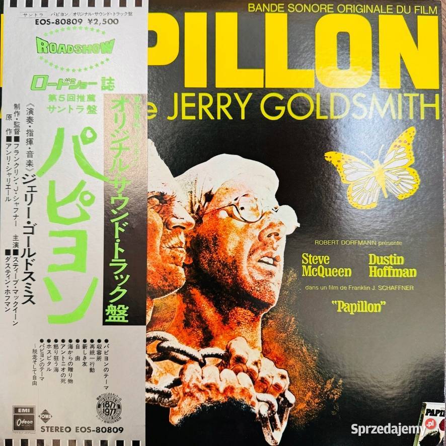 Jerry Goldsmith OST papillon NMNM Japan Obi LP Gdynia