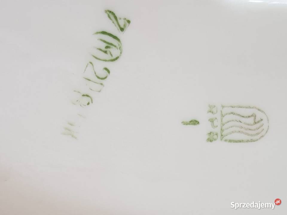 talerz półmisek złocony zdobiony zsrr Ryga