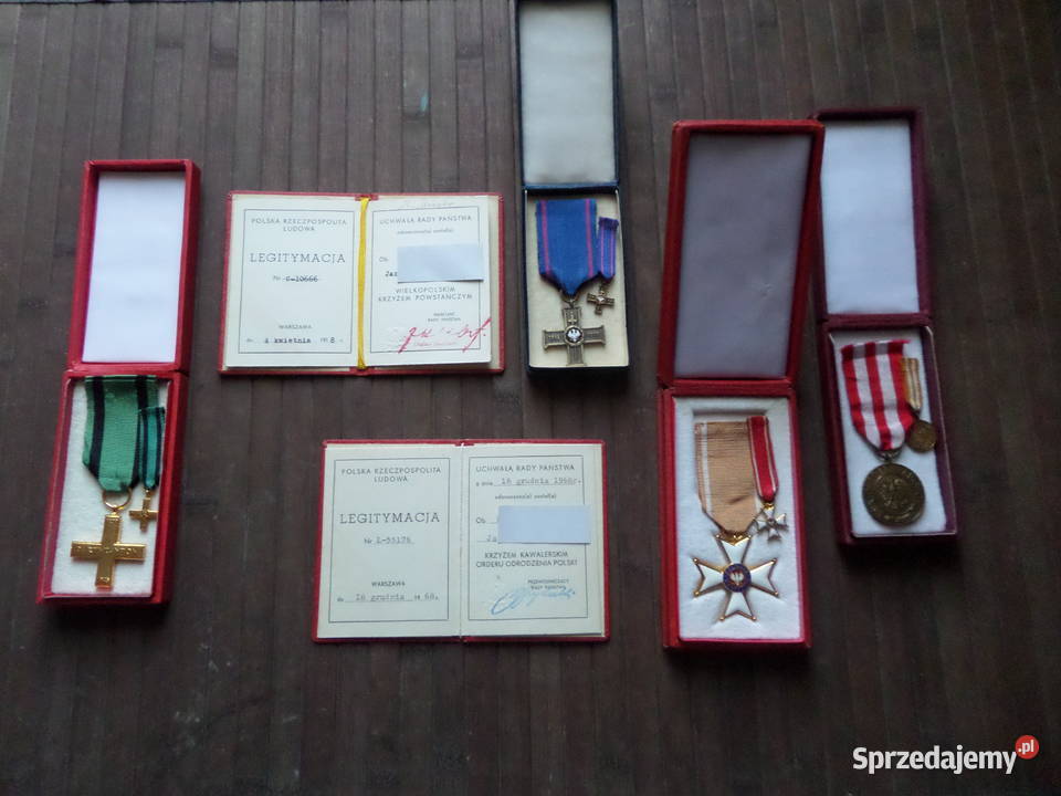 Powstańcu Wielkopolskim zestaw odznaczeń Poznań sprzedam