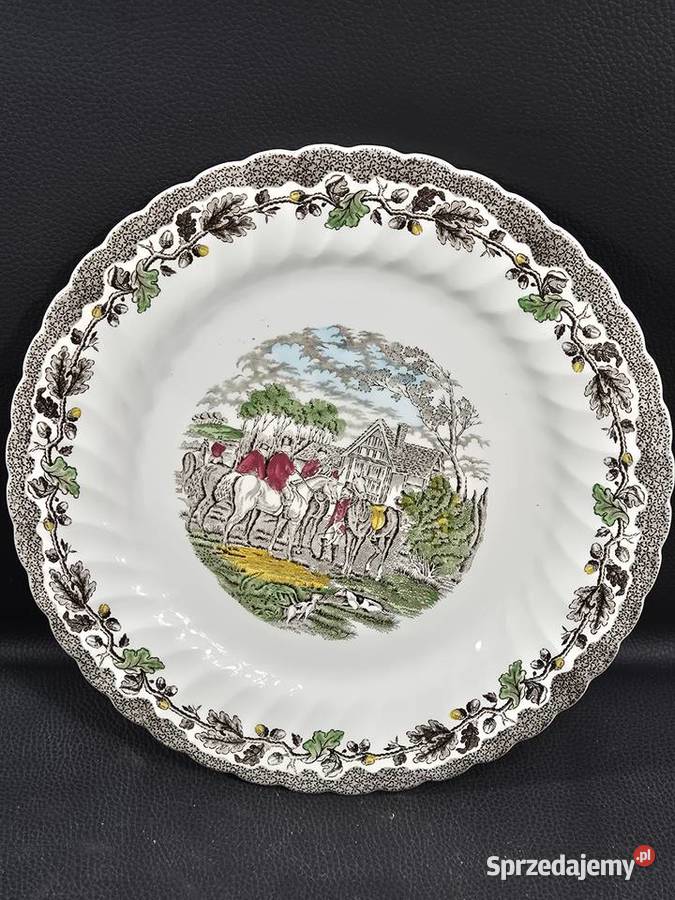 talerze Vintage MYOTTS Country Life Dinner Plate Wyposażenie wnętrz łódzkie Poddębice
