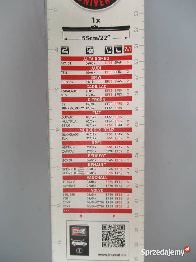 PIÓRO WYCIERACZKI EASYVISION MULTICLIP PŁASKIE