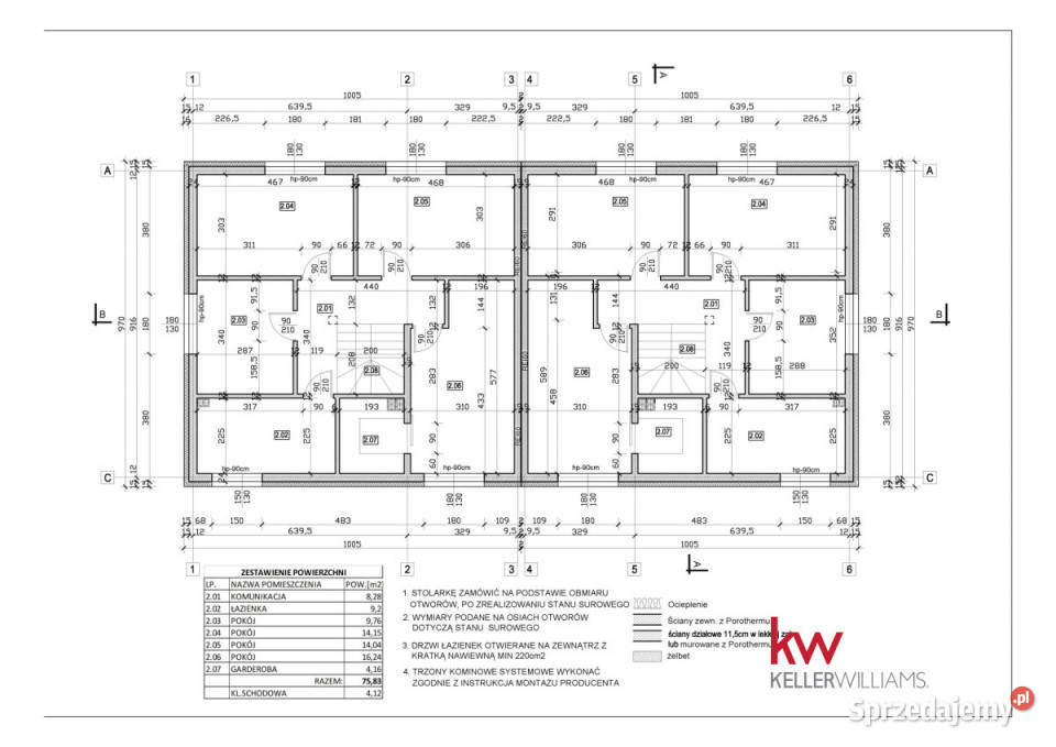 Dom bliźniak 15151m2 Kobylniki Brzozowa 6270zł/m2 sprzedam