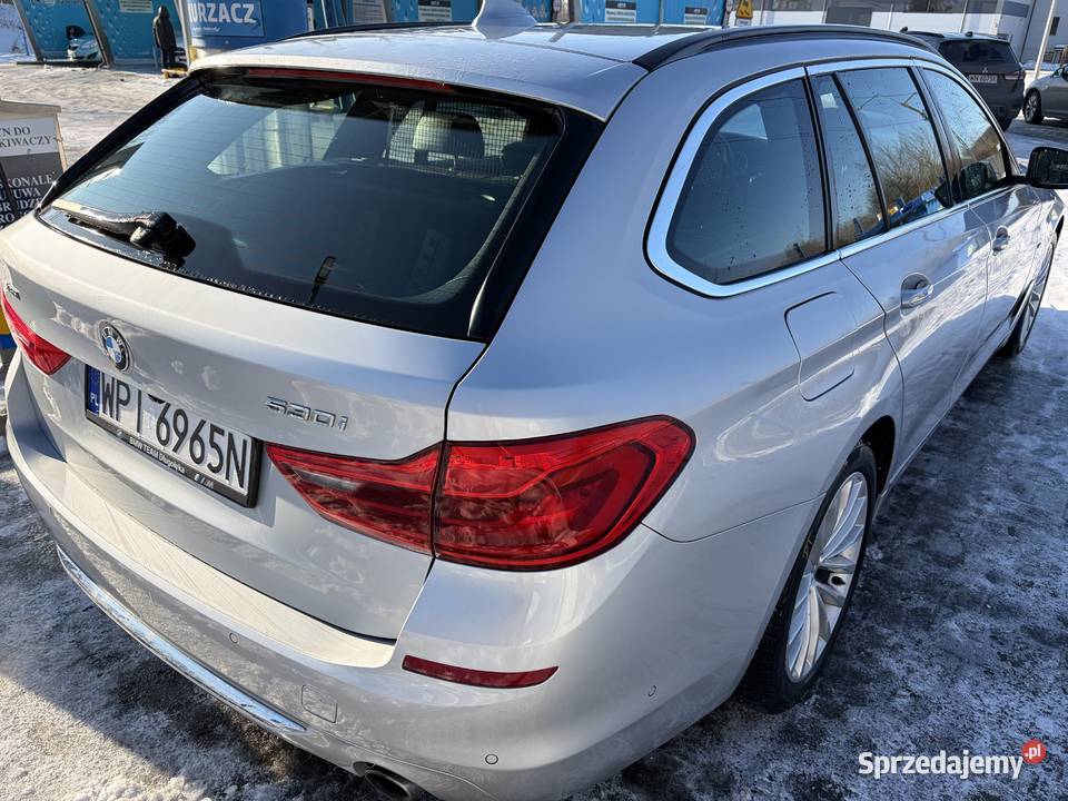 BMW 530ix g31 zadbana serwis ASO srebrny Seria 5 BMW