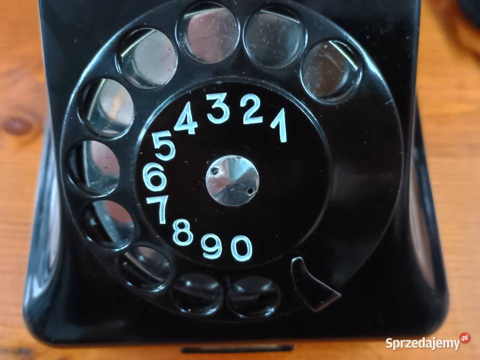 PRL Telefon T4 bakelit 1953r Ekspozycyjny Częstochowa
