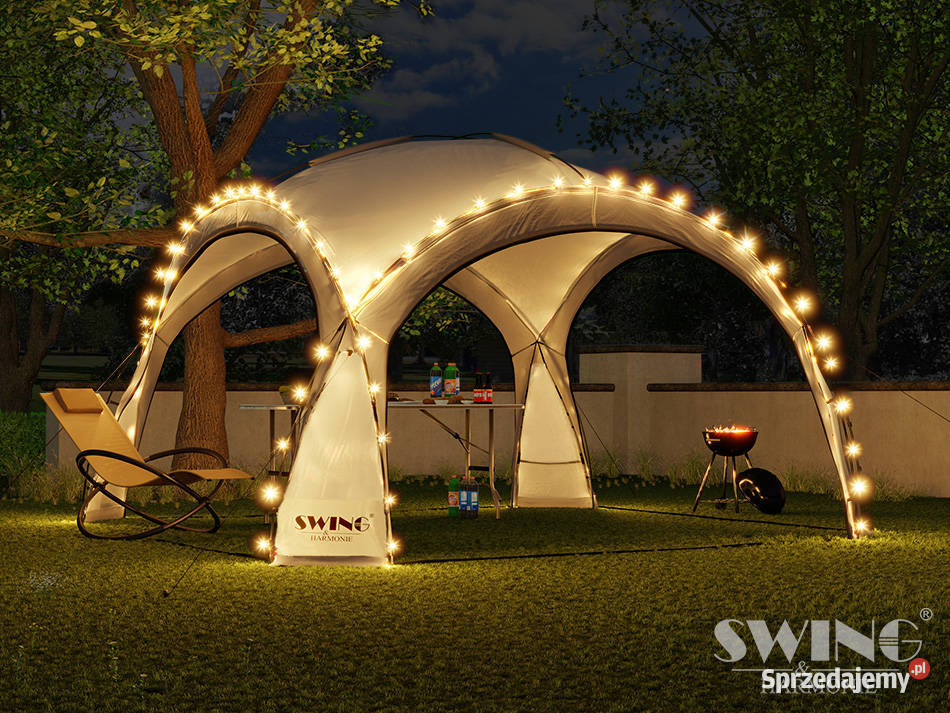 PAWILON OGRODOWY KOPUŁA IMPREZOWA 45x45m LED Kalety sprzedam
