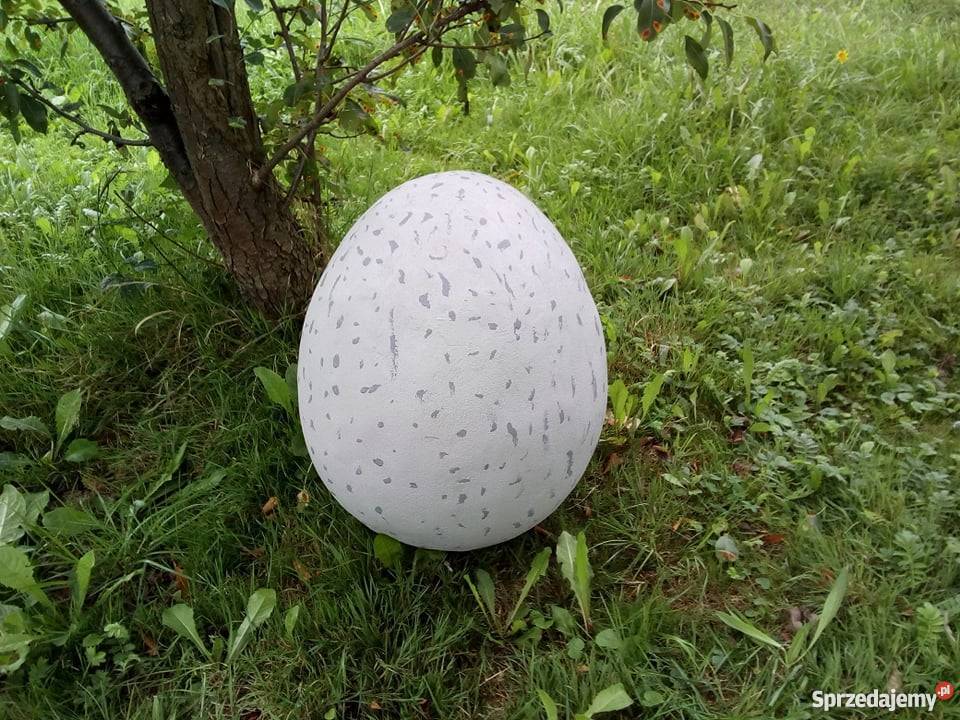 Ozdoba ogrodowa jaja 52 ogromne jajo dinozaura Długołęka-Świerkla