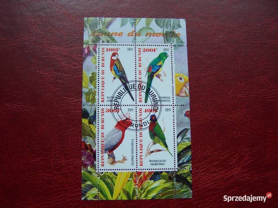 Burundii 2011 CTO Fauna Ptaki Pzpugi