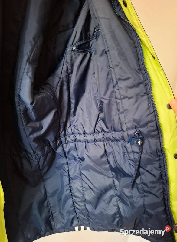 Kurtka vintage Adidas granatowa z neonowymi Rozmiar M lubuskie
