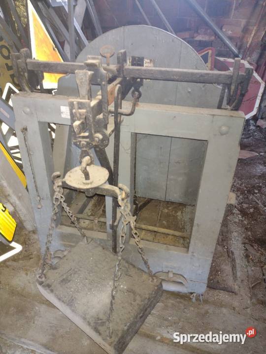 SPRAWNA waga platformowa 500 stara metalowa Krotoszyn