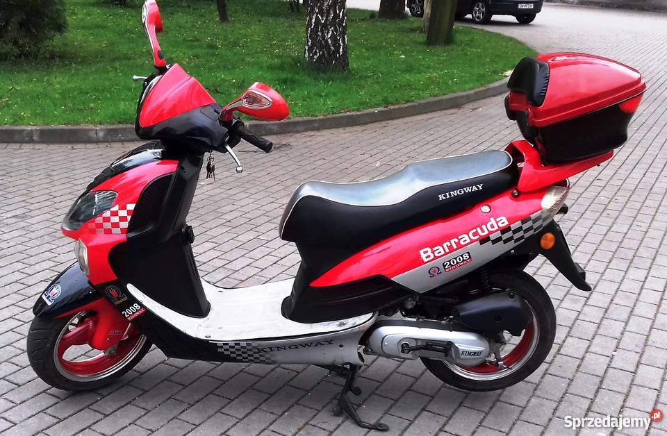 Duży skuter Kingway Barracuda 503 2T kufry Chorzów