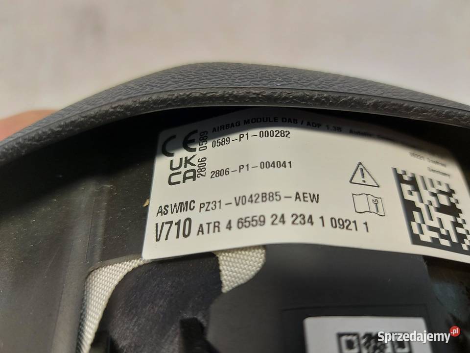 Transit Custom II airbag poduszka w kierownice Poduszki powietrzne