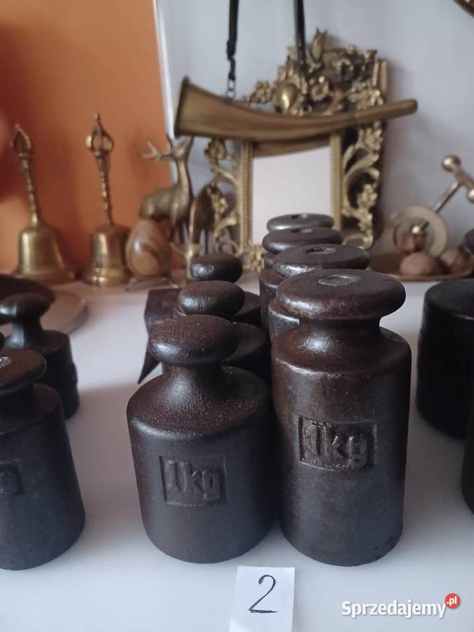 Stare metalowe odważniki Poznań sprzedam