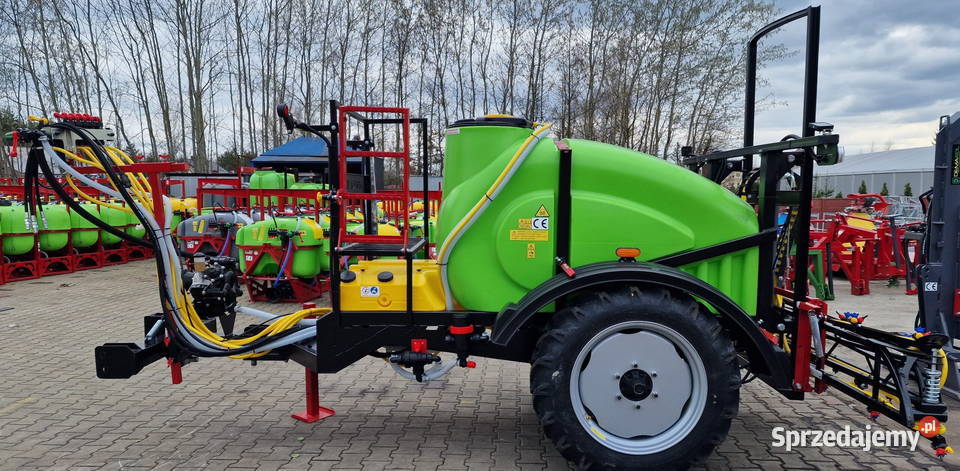 Opryskiwacz ciągany 1200 litrów 12 m lanca zawór Radzyń Podlaski