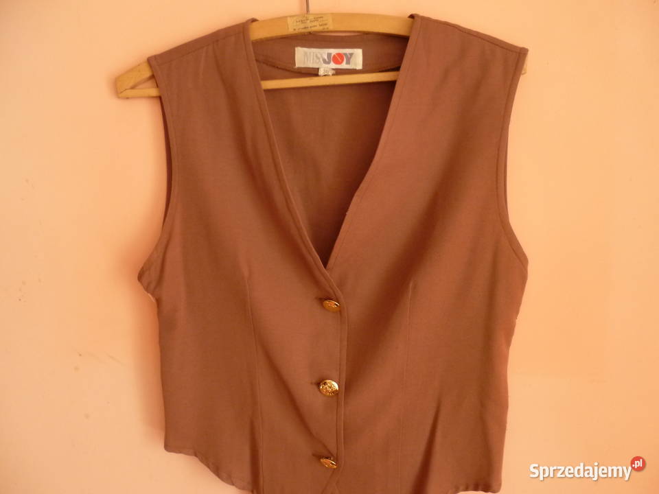 Kamizelka jasny brąz letna Pozostałe