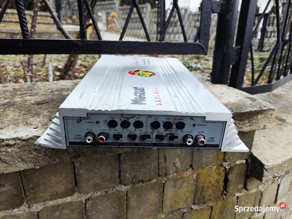 Wzmacniacz samochodowy 4 kanałowy Magnat Classic Niegowonice