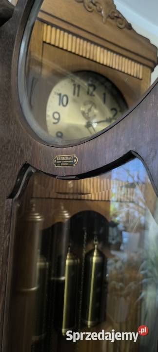 Zegar stojący LFS śliczna ciemna ośmiostrunowa małopolskie Kwaczała