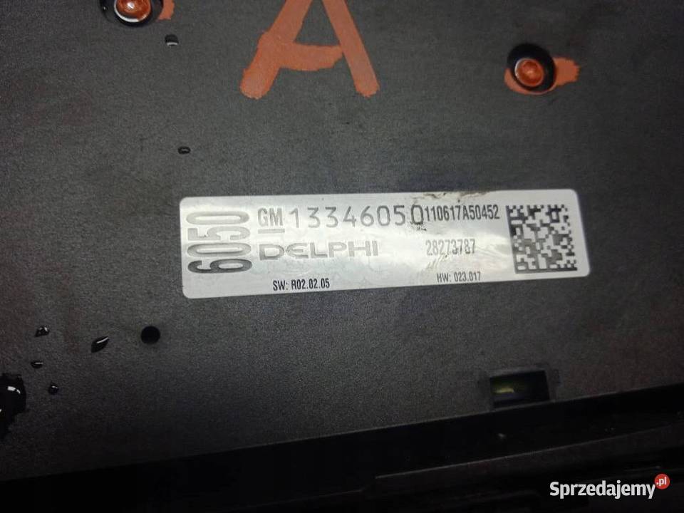 PANEL STEROWANIA 13346950 13346097 Opel Astra IV sprzedam