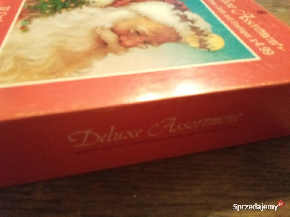 Pudełko Bożonarodzeniowe na amerykańskie kartki mazowieckie