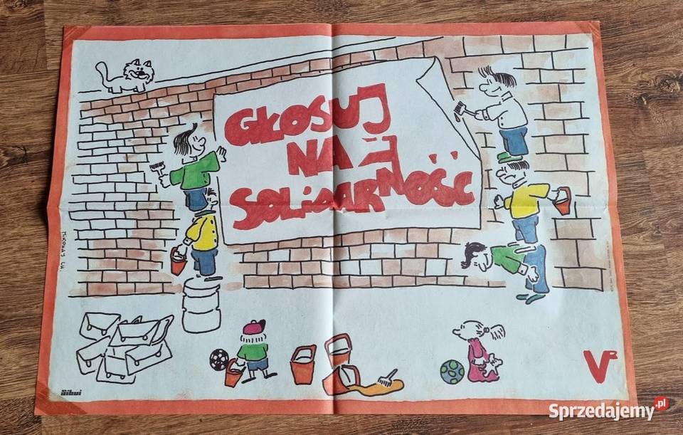 Plakat Mikołaj Chylak Głosuj na Solidarność Zielona Góra