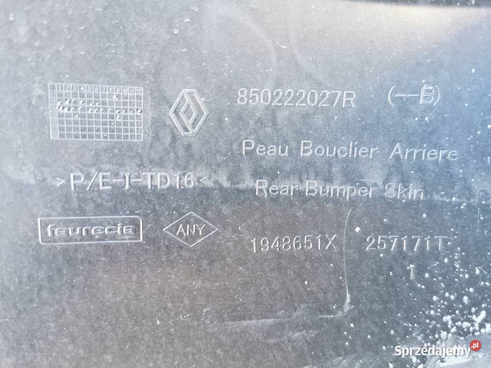 Zderzak tył tylni dacia duster 2 II 17 Międzychód