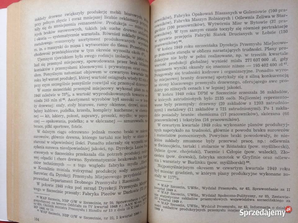 3273 Przemysł Na Pomorzu Zachodnim 19451949 Szczecin