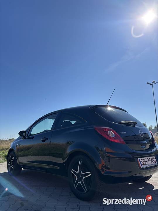 Opel Corsa D 111 2010r Czarny Zarejestrowany w Polsce Siemianowice Śląskie