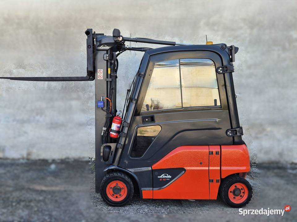 Wózek widłowy elektryczny LINDE E16 2018r i elektryczny śląskie Rybnik