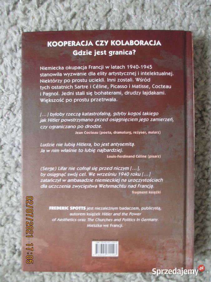 Haniebny pokój Frederic Spotts Warszawa