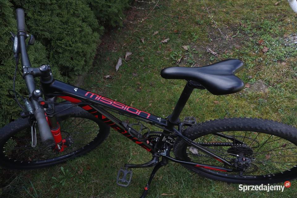 Rower unibike mission czarnoczerwony Wola Książęca