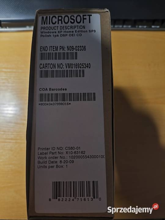 Fabrycznie nowy nigdy nie otwierany oryginał Lutoryż