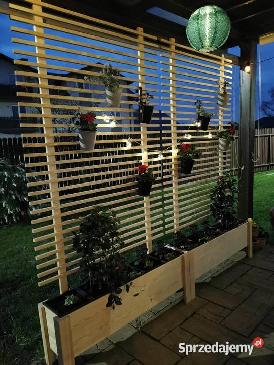 Donica Drewniana z Kratką W4D3K Lakierowana inny kolor Lelów