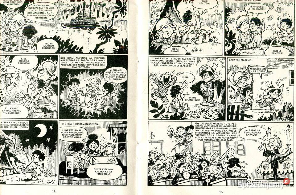 La aventurol de Tom Sawyer Mark Twain KOMIKS Szczecin sprzedam