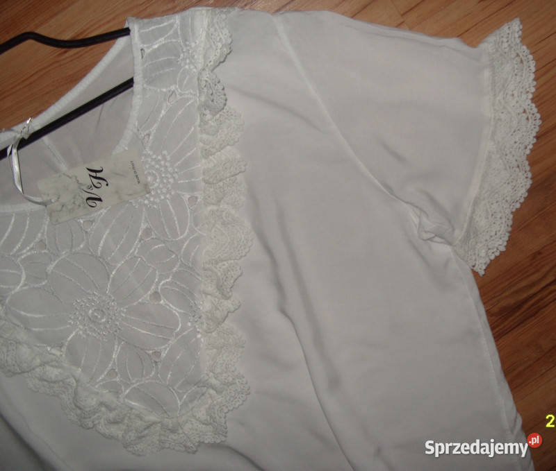 NOWA duża elegancka bluzka hafty VH r xxl xxxl