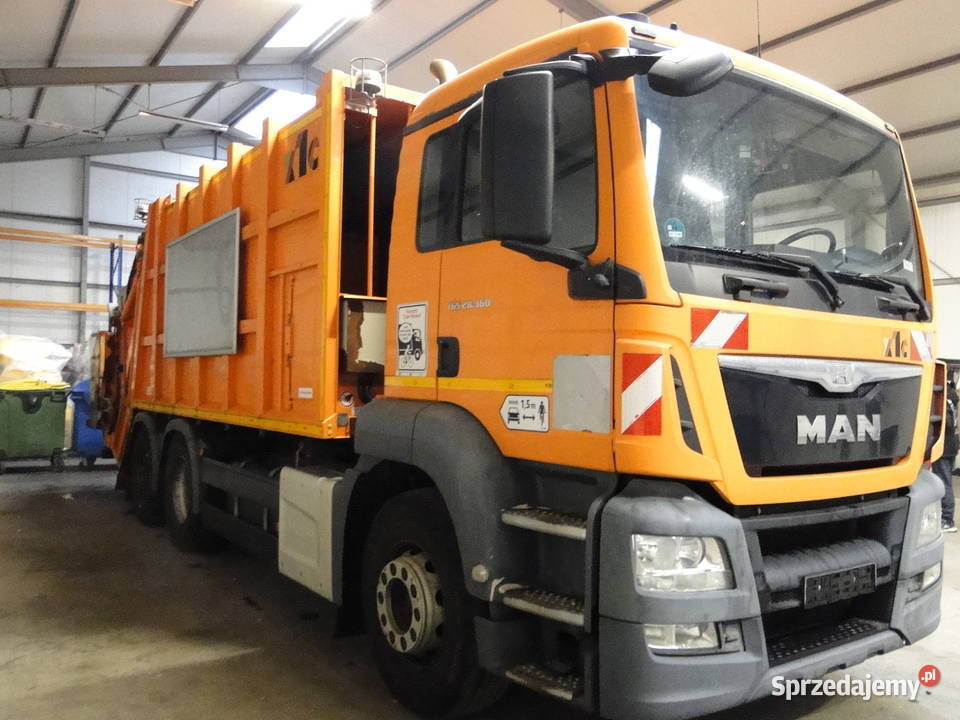 Śmieciarka MAN TGS 28360 Euro 6 Rok produkcji 2014 Samochody ciężarowe Stasi Las