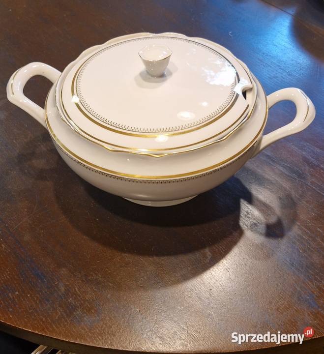 Stara WAZA NA ZUPĘ Ćmielów okrągła z pokrywką sprzedam