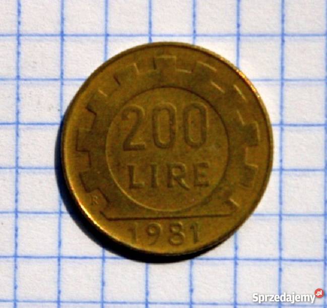 200 LIRÓW 1981 WŁOCHY Piszczac