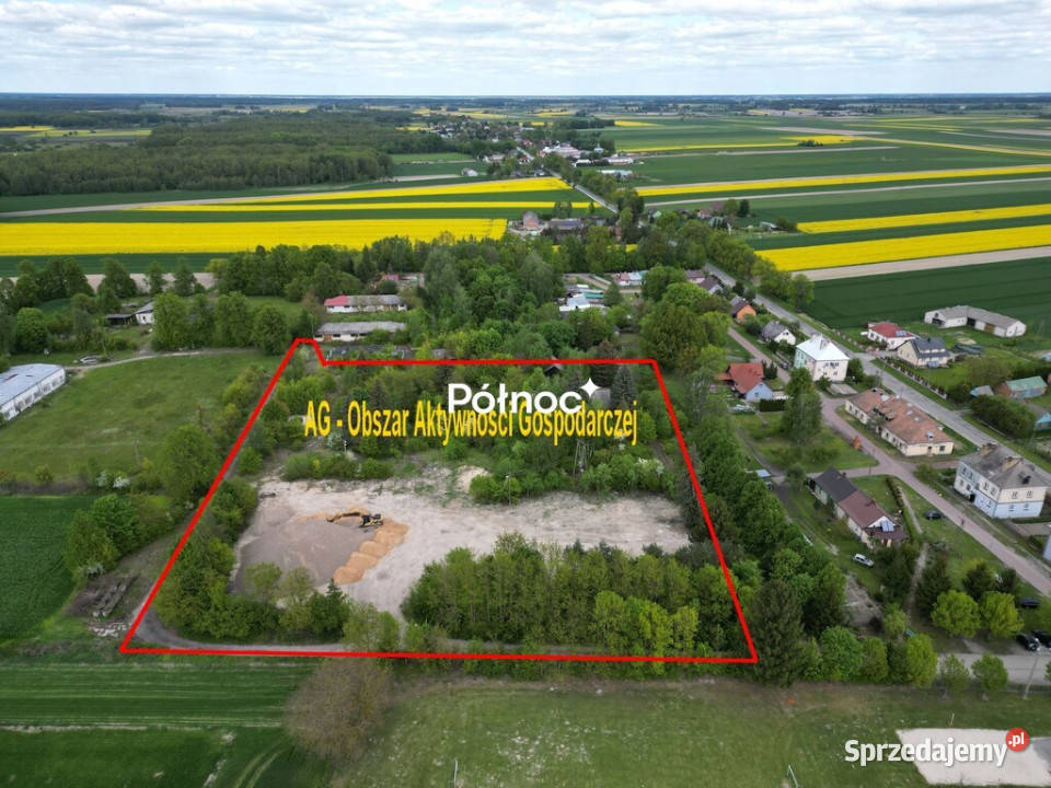 Dwie działki przemysłowa i budowlana Podedwórze 145m Grunty i działki sprzedam