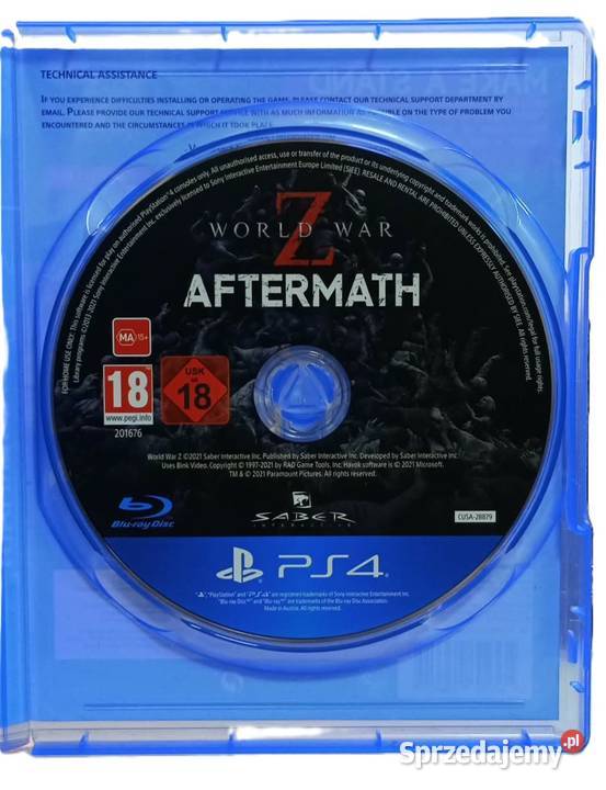 Gra 4 World War Z Aftermath Gry na konsole warmińsko-mazurskie Elbląg