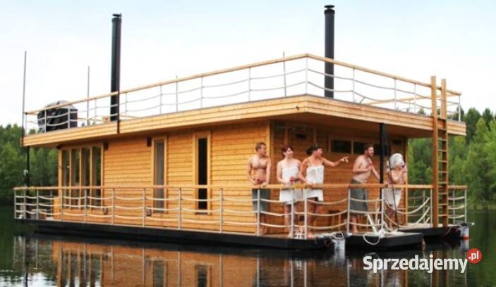 Zadaszenie domku holenderskiego sauny tratwy śląskie