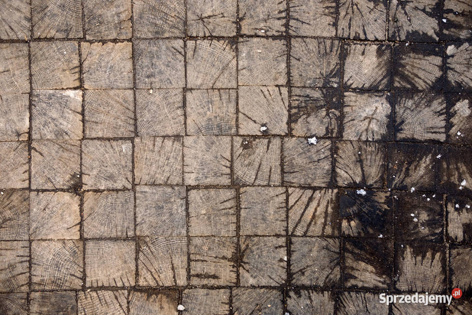 Dębowy bruk drewniany alternatywa kostki Warszawa sprzedam