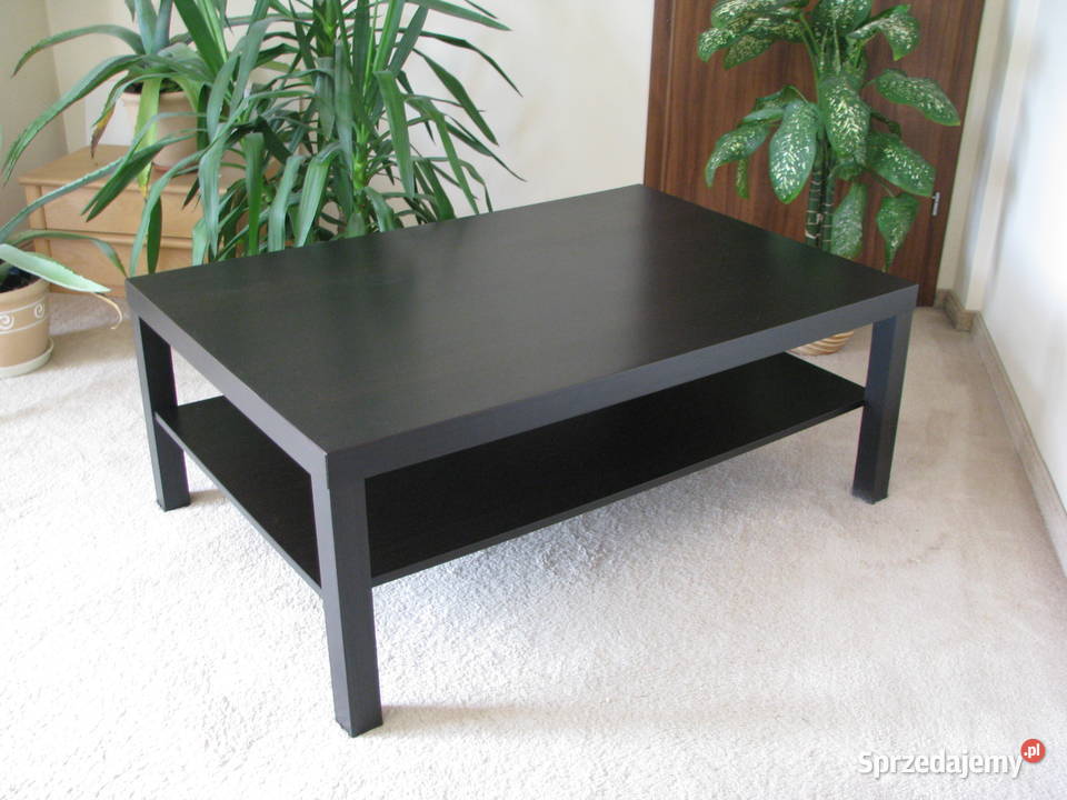 Stolik kawowy Ikea Lack ława czarny brąz 118 x Brzegi sprzedam