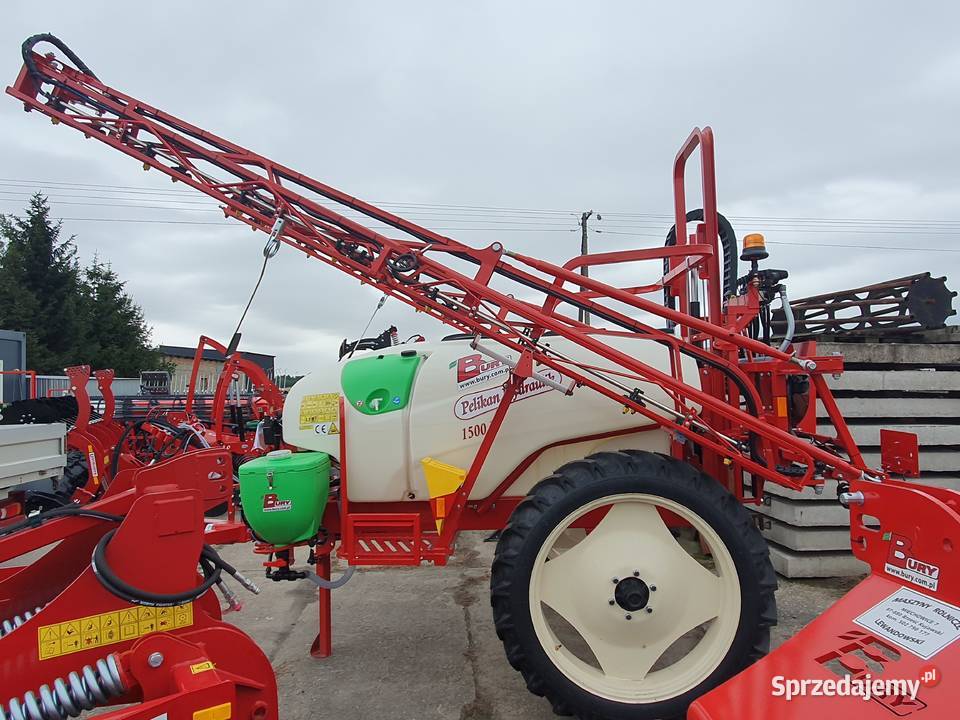 Opryskiwacz przyczepiany Bury 1500 20003000 nieuszkodzony Rypin