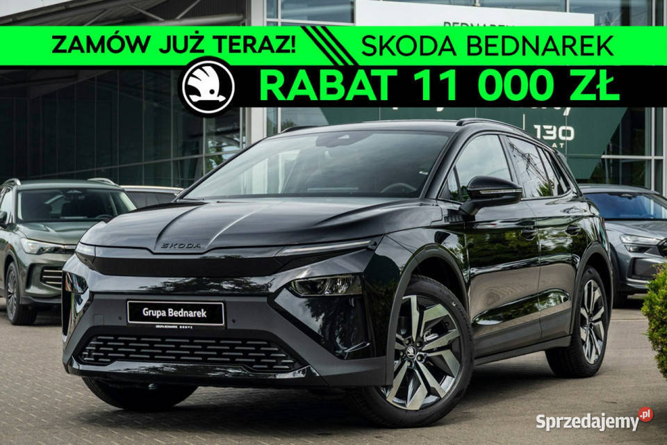 koda ELROQ 85 Sportline 82 kWh 286 Nowa światła do jazdy dziennej łódzkie Łódź