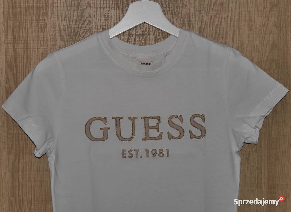 Guess śliczna bluzeczka metaliczna nitka 34 XS Moda i Styl Wrocław