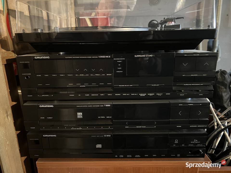 Wieża Vintage Grundig V8400 MK II T 8300 CD 8150 Poznań